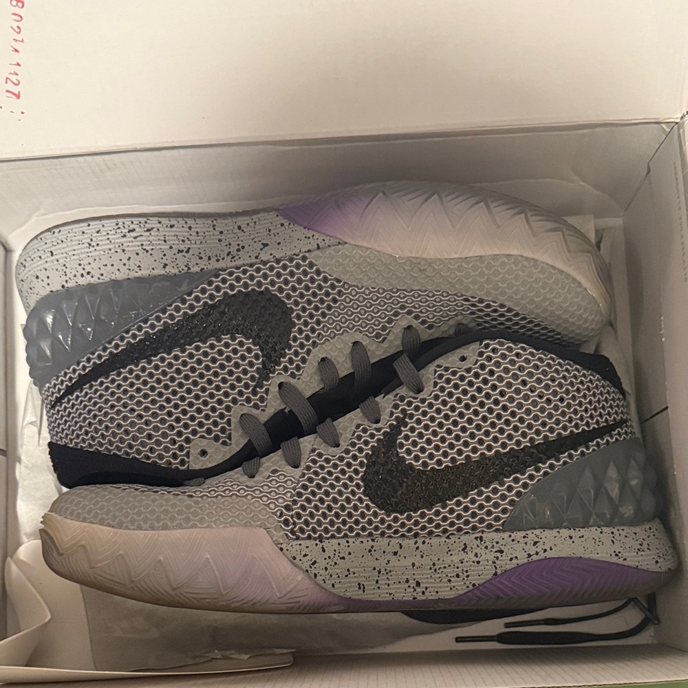 Nike Black and Gray High-Top Sneakers